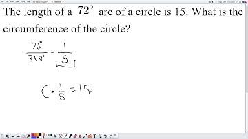 Finding the Circumference Using the Arc Length