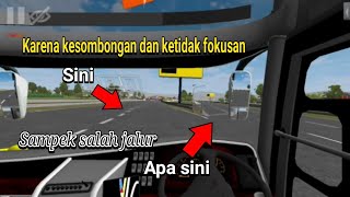 Supir bus gagal fokus