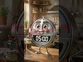 the kitchen timer ai video funny ai video ,#time and peace #power #motivation