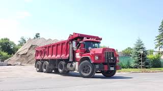 Old Mack RB600 Dump Truck | Bibeau rock box in Toronto Ontario