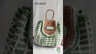 Crochet Backpack 🎒 AA449 #crochetbag #backpack