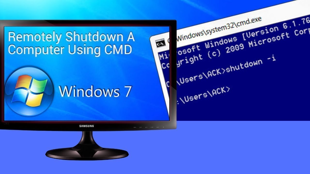 How to Remotely Shutdown any Computer with CMD