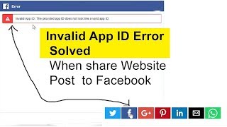 APP ID ERROR SOLVED DURING SHARE WEBSITE POST ON FACEBOOK screenshot 5
