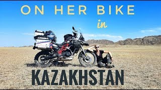 Kazakhstan. On Her Bike Around the World. Episode 5 Kazakhstan. On Her Bike Around the World. Episode 5