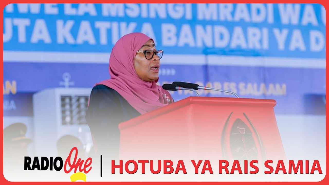 HOTUBA YA RAIS SAMIA AKIWEKA JIWE LA MSINGI, UJENZI WA MATANKI YA MAFUTA - BANDARI YA DSM