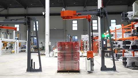 Single Rotary Arm Pallet Wrapping Machine SMART WASP X1000MP