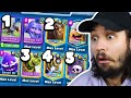 You have 5 win conditions in 1 clash royale deck