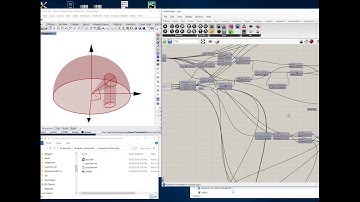Projected solid angle diagram in Grasshopper