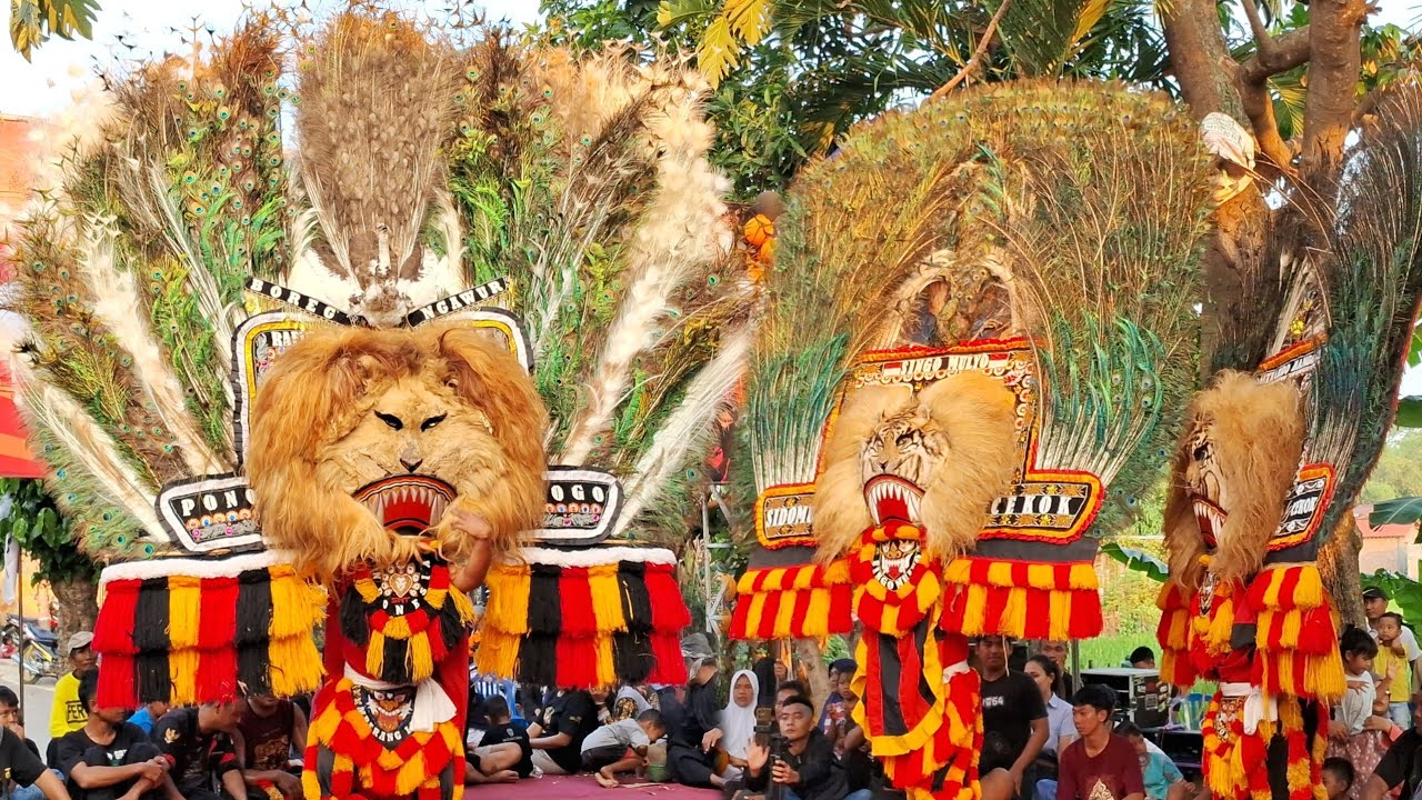 KEREN BANGET ATRAKSI 6 REOG PONOROGO TERBESAR GEGERKAN DESA CEKOK BABADAN