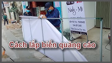 Cách lắp biển quảng cáo
