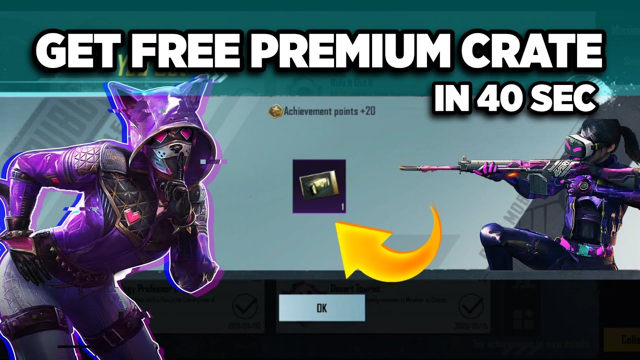 Get free premium crate in 40 sec Pubg mobile | how to get premium crate pubg | Predator XT