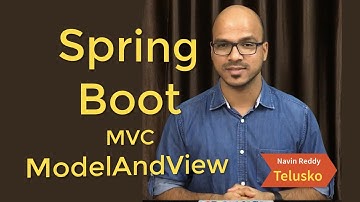 Web App using Spring Boot | ModelAndView