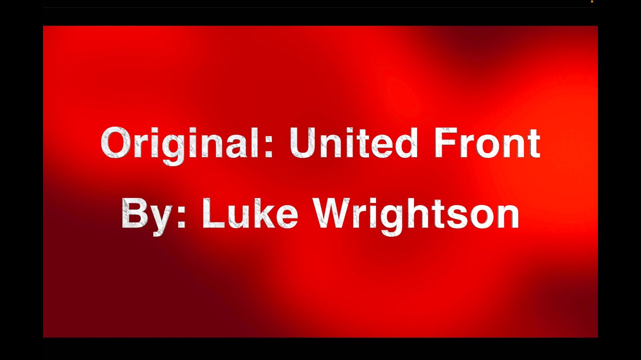 Original: United Front by Luke Wrightson