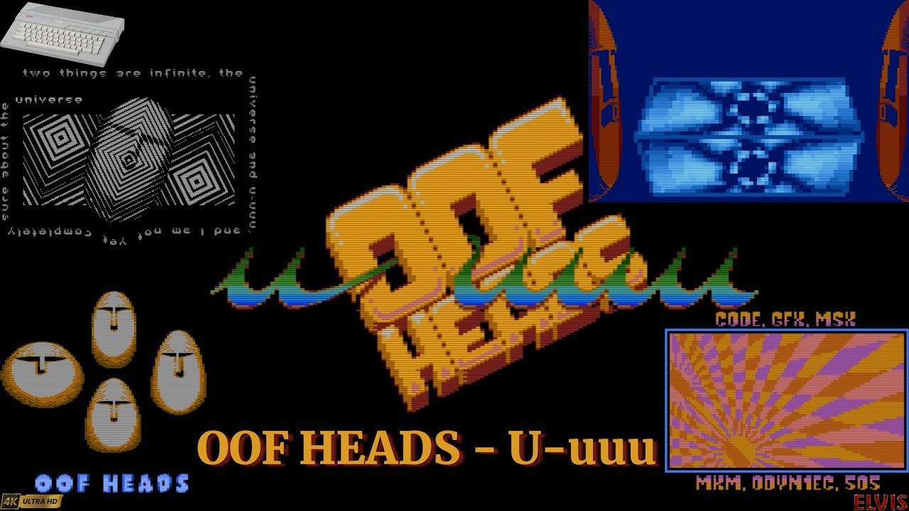 ATARI XL/XE | OOF HEADS - U uuu | 2nd place at Silly Ventue 2025 party | 4K