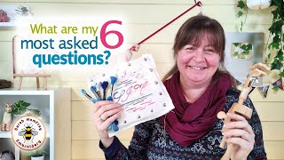 What are the embroidery questions I get asked again & again? Watch to find out & the answers also!