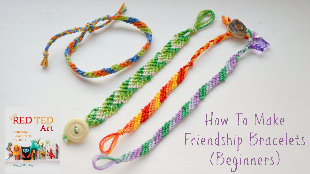 Macrame Friendship Bracelet Tutorial | 4 Easy Patterns! - YouTube