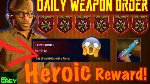 Daily Weapon Order - HEROIC 1911 Pistol "Juno II" (FREE Pistol) | Call of Duty WW2