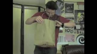 CRAZY PAPER BAG MAGIC TRICK!! -  DAY 108 of 365