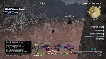 Final Fantasy XIV Out of Map Coerthas Central Highlands Adventure!