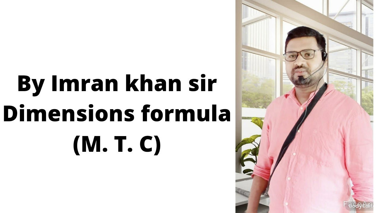Dimension Formula Dimension Formula Of Pressure YouTube dimension-formula-dimension-formula-of-pressure-youtube