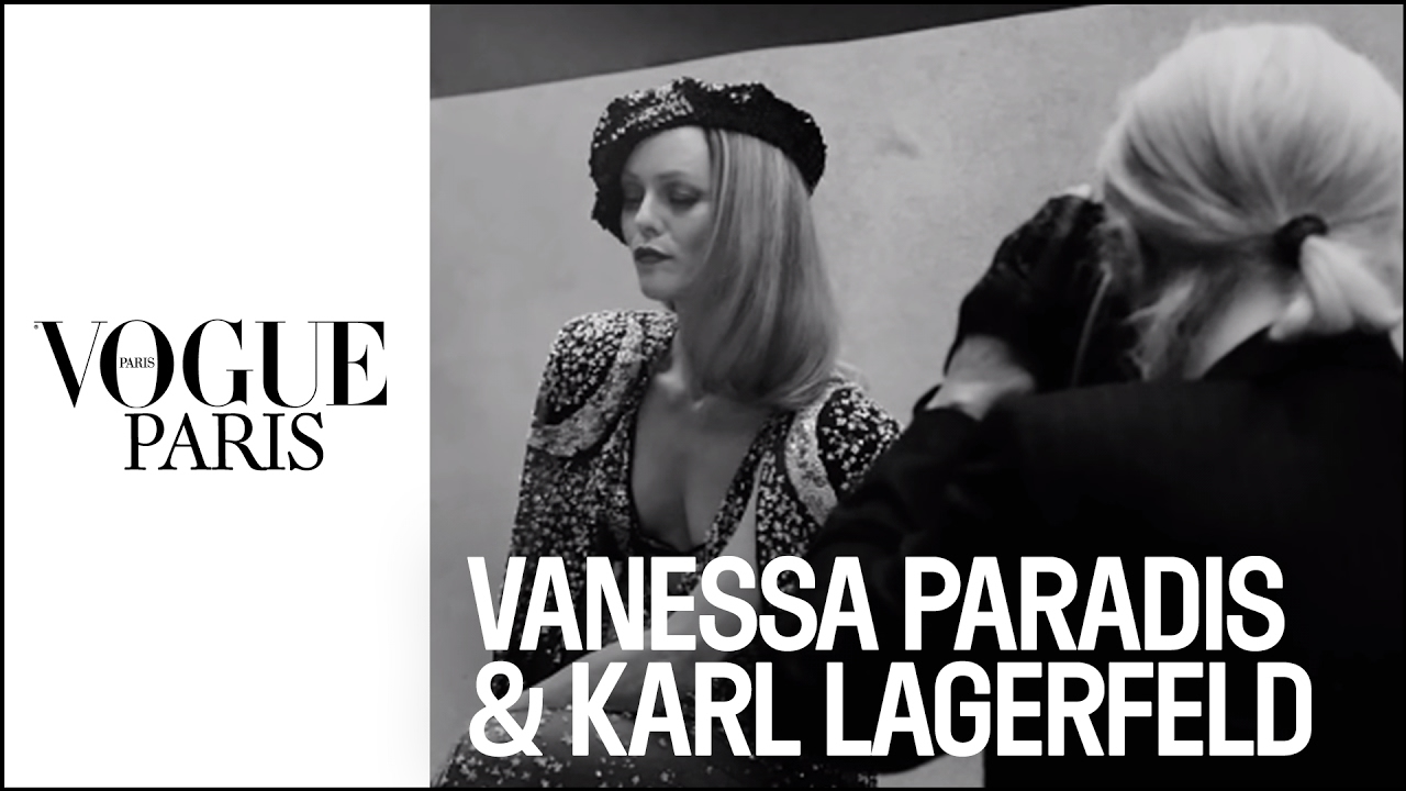 When Vanessa Paradis meets Karl Lagerfeld