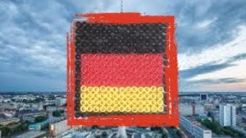 Satisfying German Flag Time-Lapse