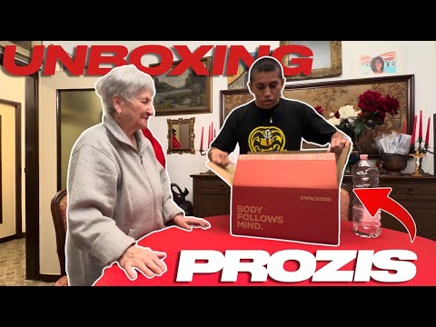 UNBOXING PROZIS WITH MY GRANDMA🏋️‍♂️