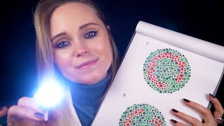 ASMR | Testing you for COLOUR BLINDNESS (deuteranomaly and tritanopia)