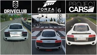 DriveClub vs. Forza 6 vs. Project CARS Graphics Comparison FullHD 60fps