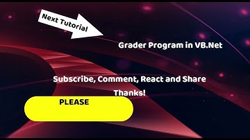 VB Net Console Programming 2