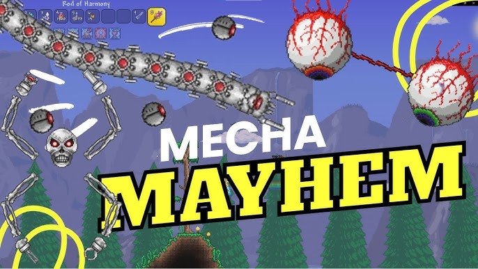 Mecha Mayhem + Teste de Armas, 🌳, Terraria Amino