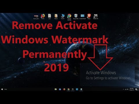 remove activate windows 10 watermark 2019