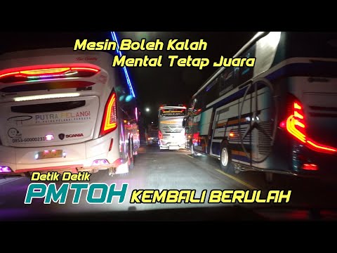 BUS PMTOH KEMBALI MENGAMUK DI JALAN Lintas Sumatera 😵‍💫