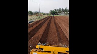 Tractor bed making machine | bed maker machine | mahindra arjun novo 605 di tractor | sahil 9922 Resimi