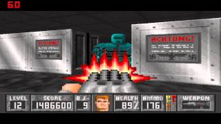 Wolfenstein 3D: Spear End Of Destiny - Level 12 (Boss x3 Cyber Troopers)