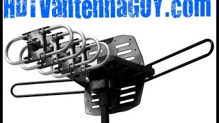 TERK 360-Degree Omni-Directional Amplified HDTV Antenna The VORTEX HD Antenna by Sewell - Fly Around by Drone