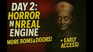 Day 2: Horror Game in Unreal Engine - More Rooms & Doors! (+ Early Access!)