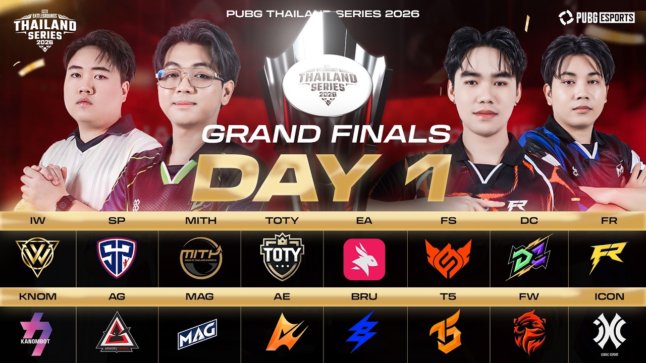 🔴Live สด!  𝐏𝐔𝐁𝐆 𝐓𝐇𝐀𝐈𝐋𝐀𝐍𝐃 𝐒𝐄𝐑𝐈𝐄𝐒 𝟐𝟎𝟐𝟔 𝐏𝐡𝐚𝐬𝐞 𝟏 𝐆𝐑𝐀𝐍𝐃 𝐅𝐈𝐍𝐀𝐋𝐒  𝐃𝐚𝐲 𝟏