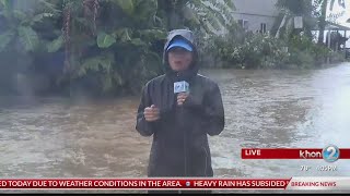Kahaluu hit hard by heavy rains and flooding