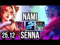 NAMI &amp; Mel vs SENNA &amp; Zeri (SUP) | 0/4/35 | EUW Master | 25.12