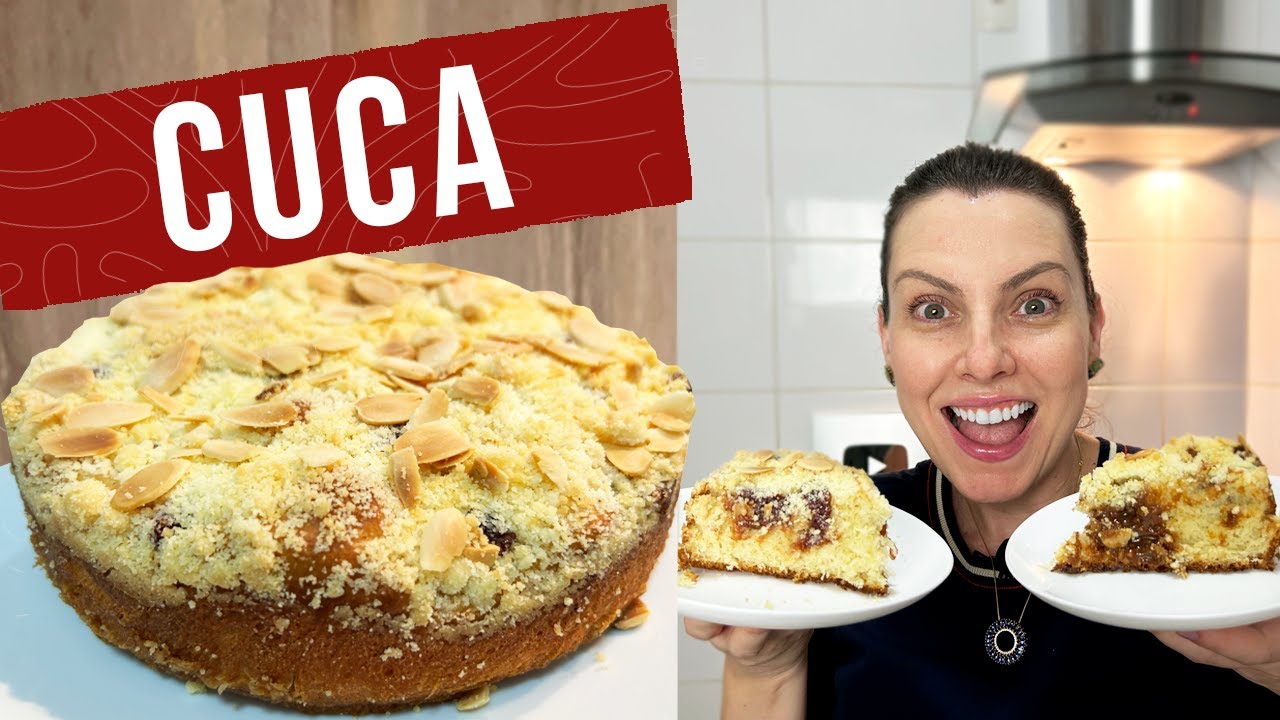 A MELHOR CUCA QUE VOCÊ JÁ VIU - COM DOCE DE LEITE E GOIABADA - RECEITA ALEMÃ