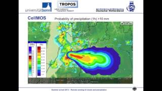 Use of remote sensing of clouds and precipitation for improved weather forecasting and warning
