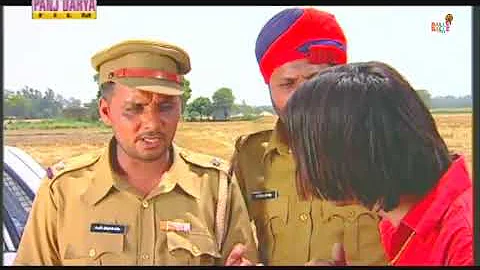 FUNNY PUNJABI COMEDY SCENES    POLICE DA NAKA