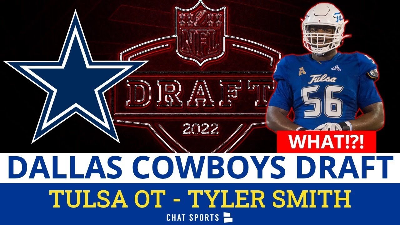 Dallas Cowboys Select OT Tyler Smith From Tulsa With Pick #24 In