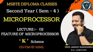 Microprocessor Le 2 | Second Year | Semester 4 (CO/CM/AIML) Diploma Online Classes MSBTE