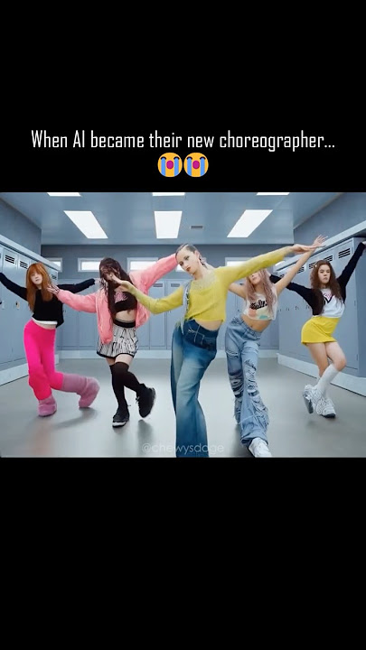 When AI became ILLIT's new choreographer...😭😭 #ai #funny #illit #ticktack #kpop