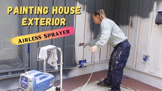 DIY Painting Exterior Wood Siding with Airless Sprayer – Graco Magnum X7 – Painting New Construction