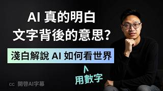 【多圖解說】看懂了「多維空間」，就看懂了 AI 的智慧 | 淺白解釋 Embedding