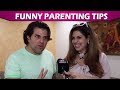 Hilarious tanaaz  bakhtiyar gives funny parenting tips to sara khan  interview