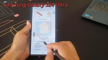 How to take a scrolling or long screenshot with the screen write feature on Samsung Galaxy S24 Ultra